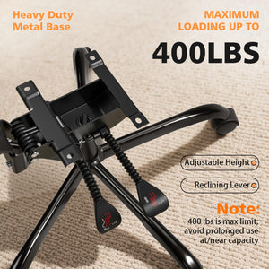 400lb Big & Tall Reclining Office Chair with Footrest