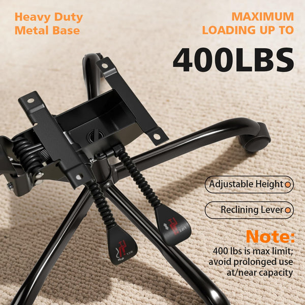 400lb Big & Tall Reclining Office Chair with Footrest