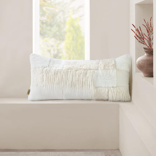 Faux Fur Lumbar Accent Pillow 14" x 30"