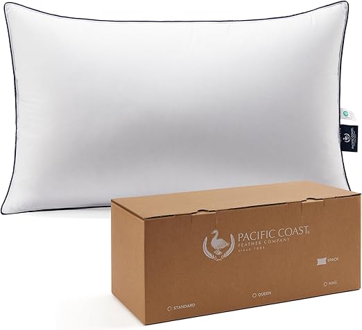 Down & Feather Bed Pillows – King, Queen & Standard Sizes