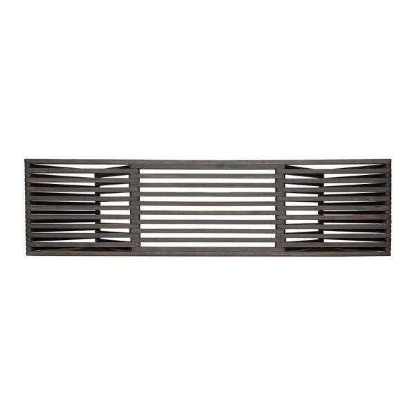 Outdoor Acacia Wood Bench – Dark Gray