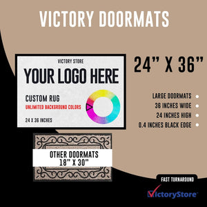 Custom Full-Color Printed Doormat 24x36 Inches