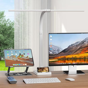 LED Desk Lamp with Clamp & Remote Control