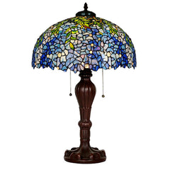 Tiffany Style Purple Wisteria Table Lamp