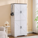 Armoire Wardrobe Closet with Hanging Rod, Shelves & Drawer