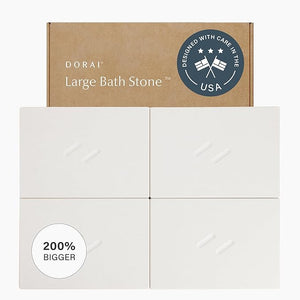 Stone Bath Mat – Quick-Drying Diatomaceous Earth, Non-Slip, Large