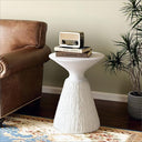 Mushroom Round Concrete Outdoor Side Table