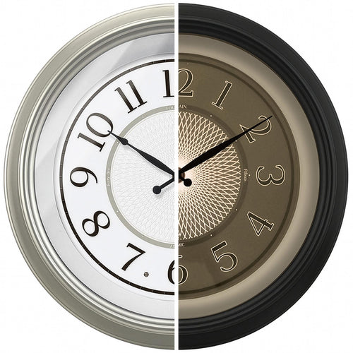 18 Inch Atomic Wall Clock with LED Night Light