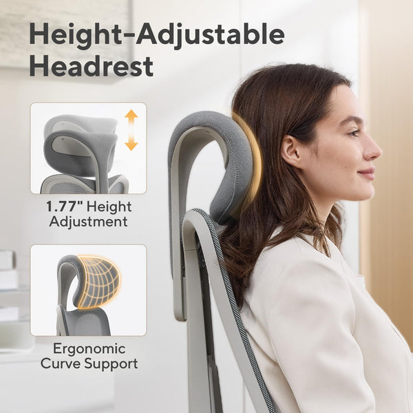 Ergonomic High-Back Mesh Office Chair with Adjustable Lumbar Support