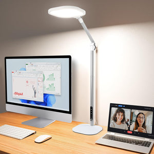 Tall LED Desk Lamp with 50 Light Modes & Timer