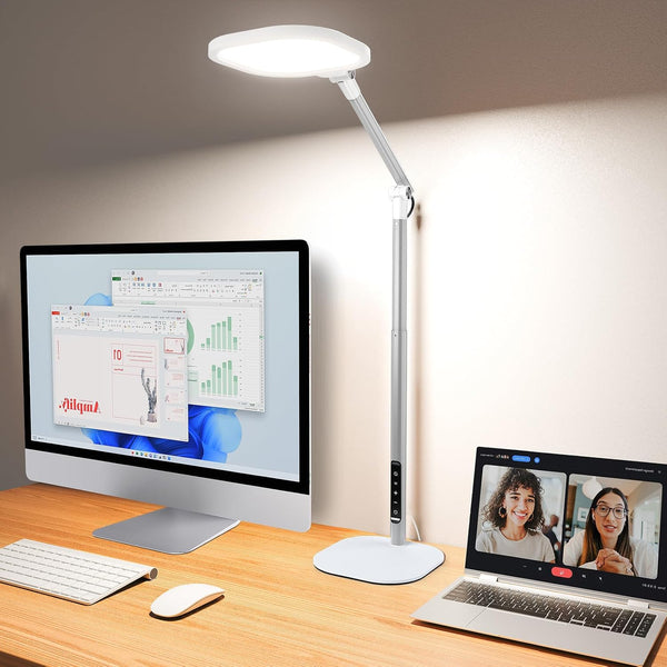 Tall LED Desk Lamp with 50 Light Modes & Timer