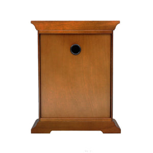Wooden Mantel Chime Clock with Pendulum