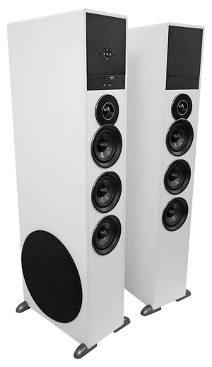 Home Theater Tower Speaker System with Subwoofers & Bluetooth