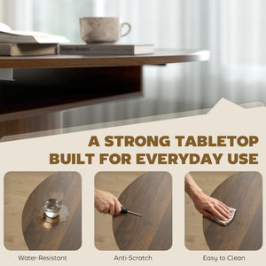 Extendable Dining Table with Storage Pedestal, Seats 4–6