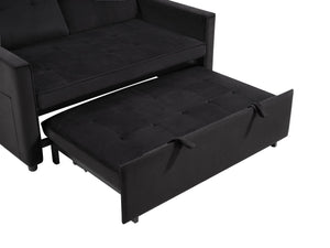 Convertible Sleeper Sofa Futon with Adjustable Backrest