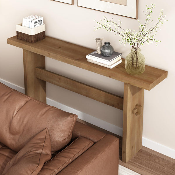 63-Inch Farmhouse Console Table