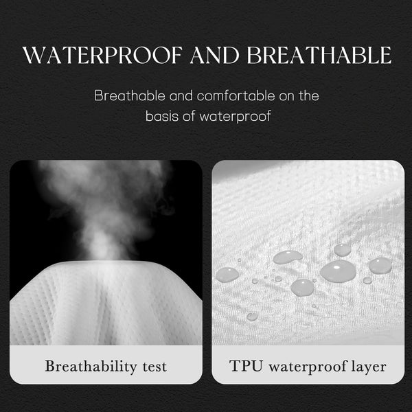 Waterproof Tencel Mattress Protector – Cooling, Soft & Deep Pocket Fitted