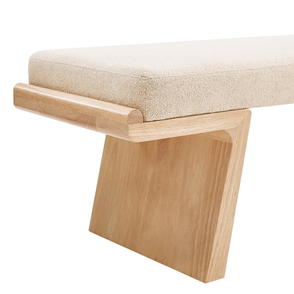 47.2" Upholstered Bedroom Bench with Wood Frame