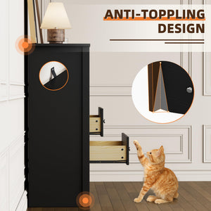 5-Drawer Tall Dresser
