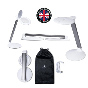 Portable Rechargeable Magnifying Lamp with LED Light