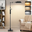 Height Adjustable Pharmacy Floor Lamp with Swing Arm