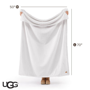 Faux Fur Throw Blanket 50" x 70"