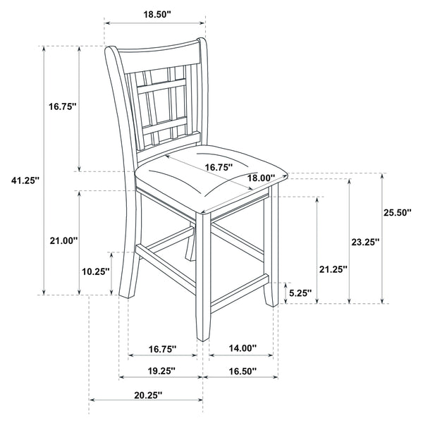 5-Piece Counter Height Dining Set with Extendable Oval Table