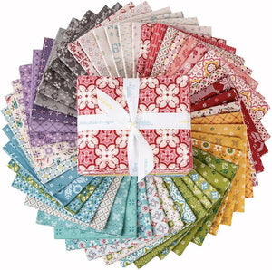 Piece & Plenty 48 Fat Quarter Bundle – 100% Cotton Quilting Fabric