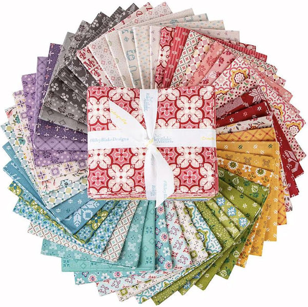 Piece & Plenty 48 Fat Quarter Bundle – 100% Cotton Quilting Fabric