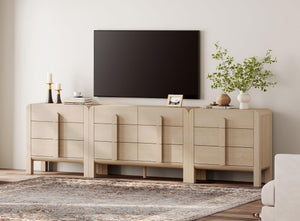 3-Piece Bedroom Dresser Set with 12 Drawers