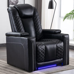 Electric Power Recliner Chair with USB Ports & Cup Holders
