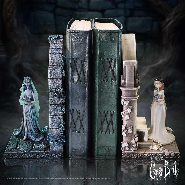 Corpse Bride Emily & Victoria Bookends – Gothic Resin Collectible Set