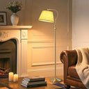 Smart Dimmable Floor Lamp with Fabric Shade