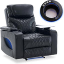 Electric Power Recliner Chair with Massage, Heating & Cooling Cup Holder