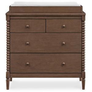 4-Drawer Dresser with Changing Top and Interlocking Drawers