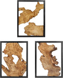 Natural Wood Wall Art – Handcrafted Rustic Hanging Sculpture