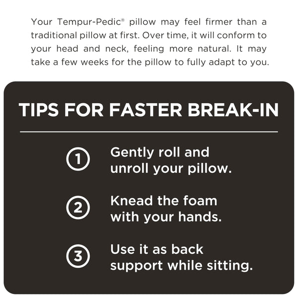 Dual Cooling Memory Foam Bed Pillow 2-Pack