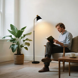 Dimmable LED Floor Lamp with Adjustable Height