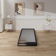 5-Inch Low Profile Box Spring with Fabric Cover & Heavy Duty Metal Frame