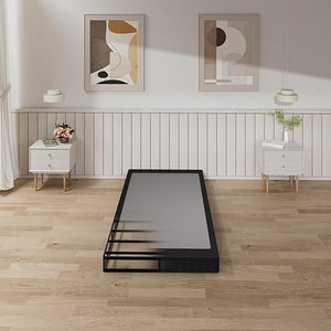 5-Inch Low Profile Box Spring with Fabric Cover & Heavy Duty Metal Frame