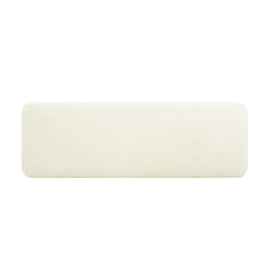 Boucle Rectangular Ottoman Bench