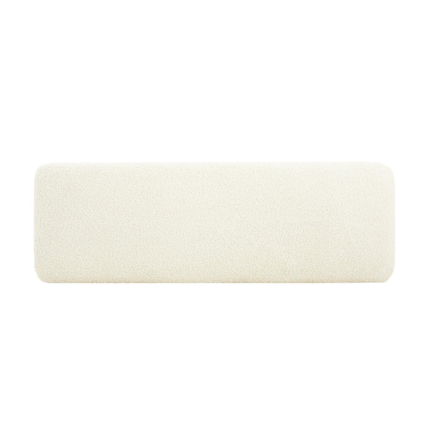 Boucle Rectangular Ottoman Bench