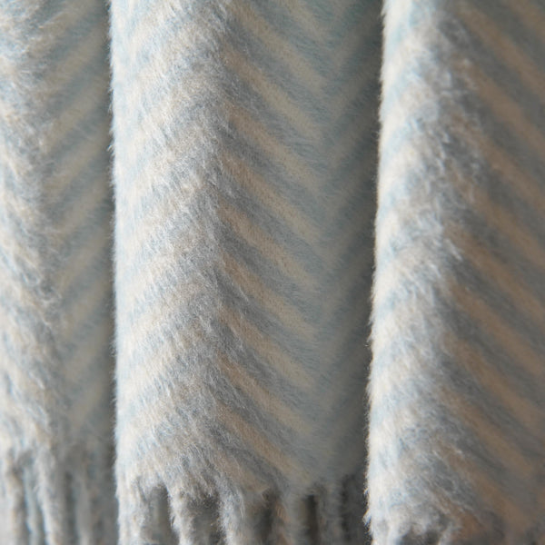 Silk Throw Blanket with Hand-Knotted Fringe