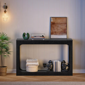 47.2" 2-Tier Console Table with Storage