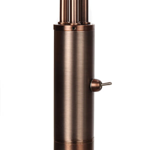 5-Head Arc Floor Lamp with Rotating LED Lights
