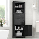 69" Tall Corner Cabinet with Adjustable Shelves and Drawers