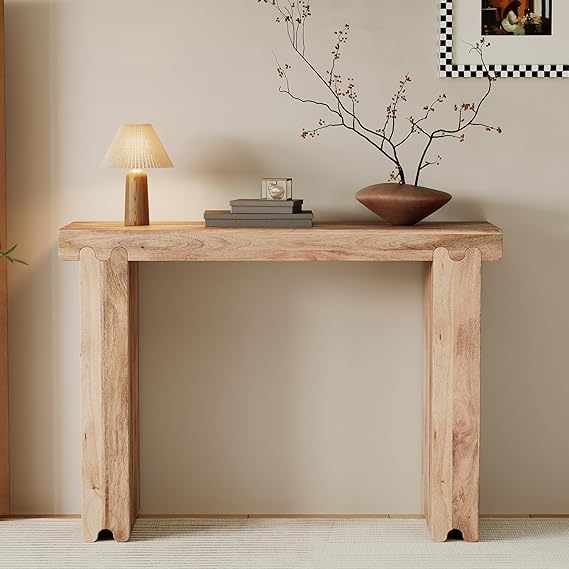 45-Inch Solid Mango Wood Console Table