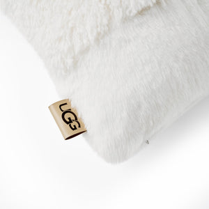 Faux Fur Lumbar Accent Pillow 14" x 30"