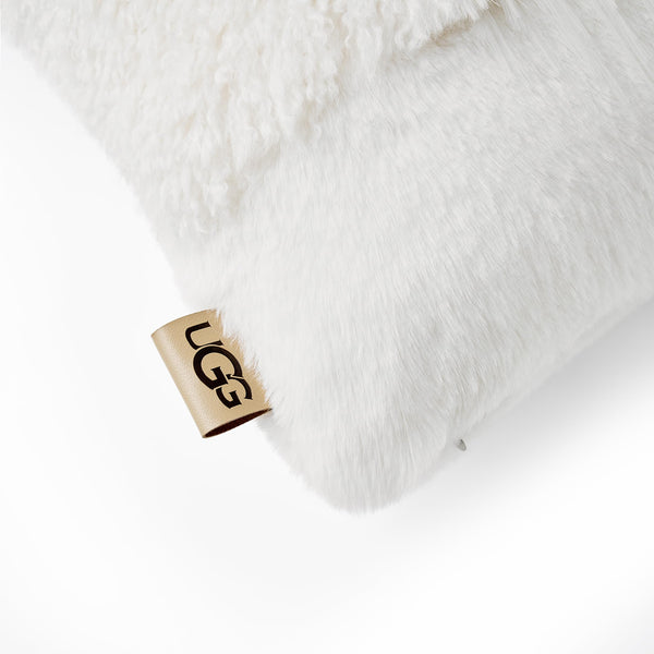 Faux Fur Lumbar Accent Pillow 14" x 30"