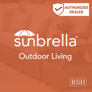 Sunbrella Indoor Outdoor Throw Pillow – 17" x 17", Plain, Modern Style
